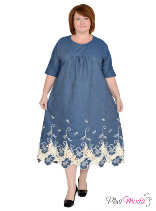 Платье Модель №597 размеры 44-82 - Plusmoda фото 8