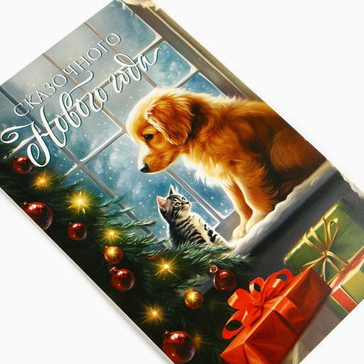 Цена за 20 шт. Почтовая карточка «Сказочного Нового года!», 10×15 см