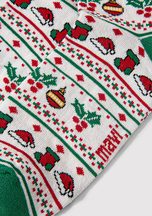 Ekru Soket Corap - Mavi фото 2