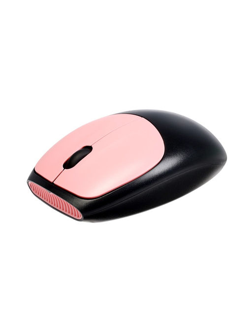 Комплект клавиатура и мышь Smartbuy SBC-666395AG-KP, беспроводной, USB, AA, черно-розовый
