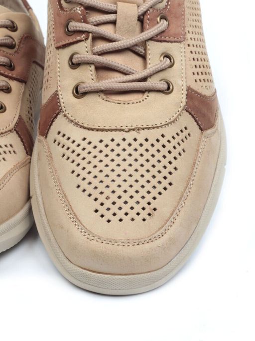 Б699А-3 BEIGE Полуботинки мужские (натуральная замша) - Фабричный китай фото 13