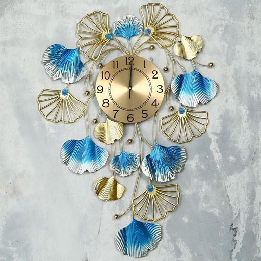 Часы настенные интерьерные «Дилия», серия: Ажур, бесшумные, плавный ход, 59×83 см, d=22 см, от батарейки 1хАА