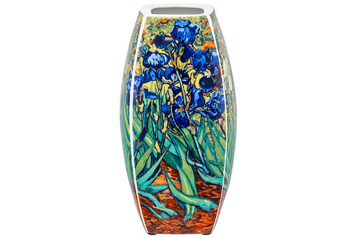 Ваза 1,5 л 11*11*21 см Ирисы квадрат, NEW BONE CHINA - Elan gallery фото 11
