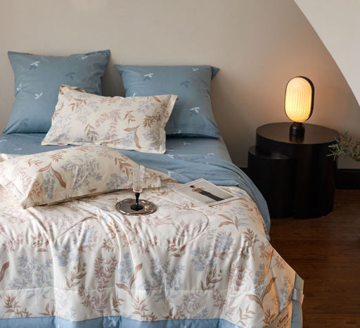 Одеяло Mency Cotton с простыней и навлочками ODMENC011 Семейный