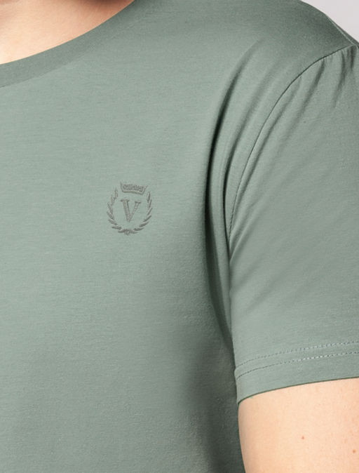 VILATTE / Футболка из премиального хлопка с эластаном  фото 2