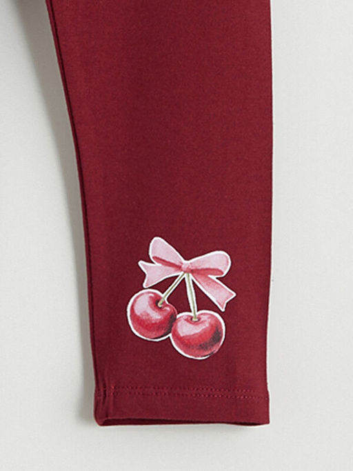 Kiraz Bask?l? K?z ?ocuk Tayt 2li