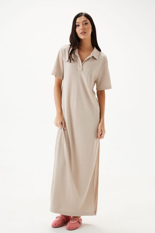 Платье Annete А3662 из вискозы бежевое фото 2