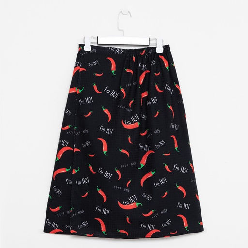 Полотенце - килт вафельное мужское для бани Перчики, 75?150 см, хлопок 100 %