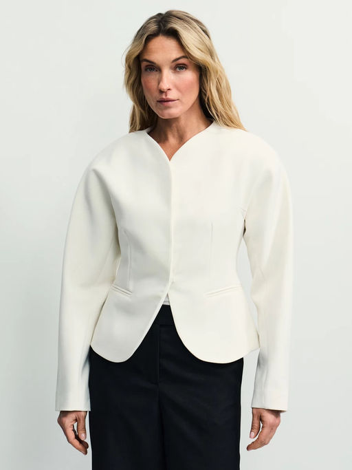 Приталенный жакет с вискозой в составе / Zarina  фото 4