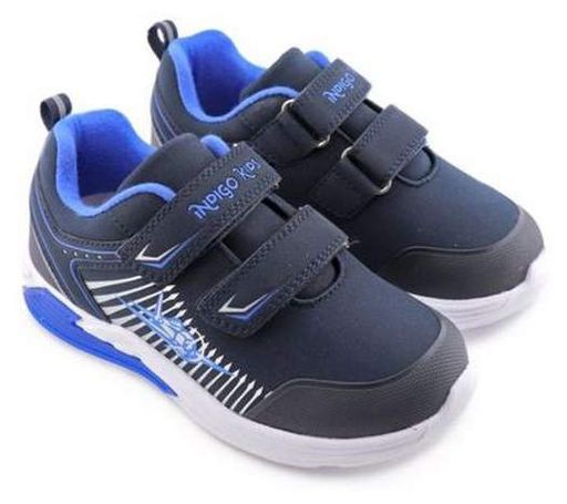 91-006A син Кроссовки для мальчиков (25-30)/12 - Indigo kids фото 2