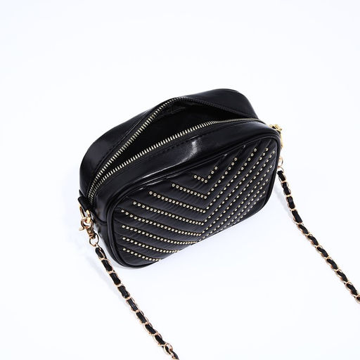 Сумка кросс-боди на молнии, цвет чёрный - Simaland фото 9