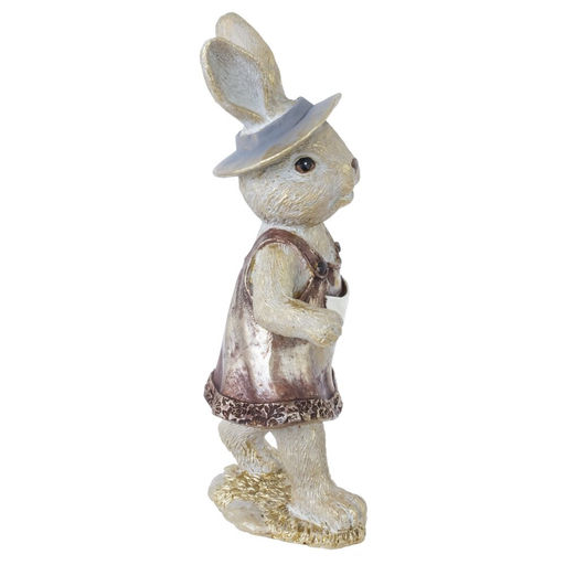 Фигурка декоративная "Зайка", L8 W7 H18 см