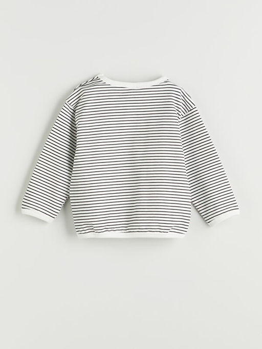 Mickey Mouse Bask?l? Erkek Bebek Sweatshirt ve E?ofman Alt 2li