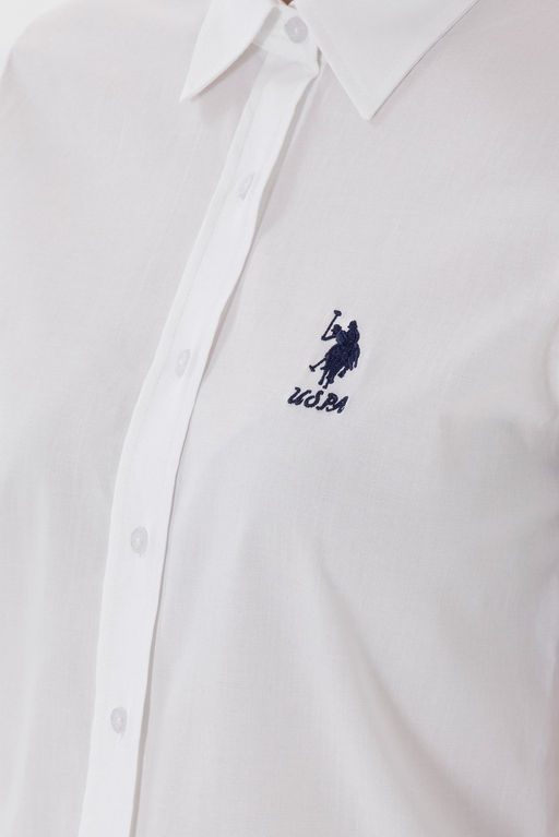Kad_n Beyaz Uzun Kollu Basic G_mlek Sepette S_rpriz _ndirim - U.s. polo assn фото 7