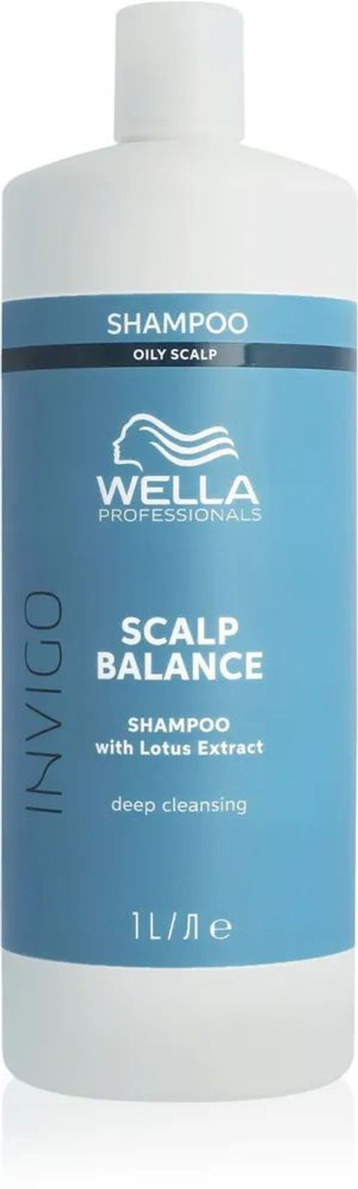 Очищающий шампунь для жирной кожи головы Balance Aqua Pure, 1000 мл Wella Professionals