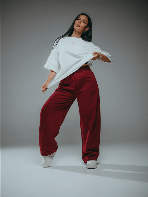 Габриэль брюки женские (бордо)