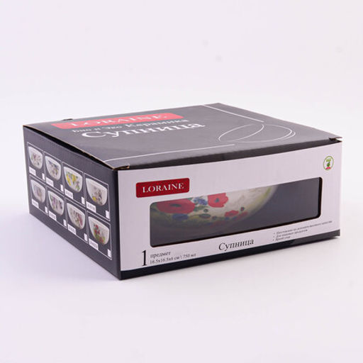 60274 Супница 750мл Цветущие Маки доломит LR (х24) - Mayer&boch фото 3