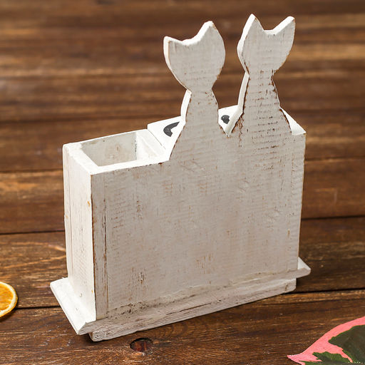 Вечный календарь настольный Пара кошек, 18622 см, дерево - Simaland фото 3