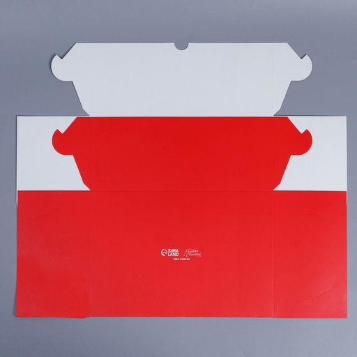 Цена за 5 шт. Коробка складная на 6 капкейков новогодняя с окном «С Новым годом», 25×17×10 см