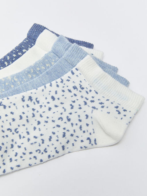 Desenli Kad?n Patik ?orap 5li