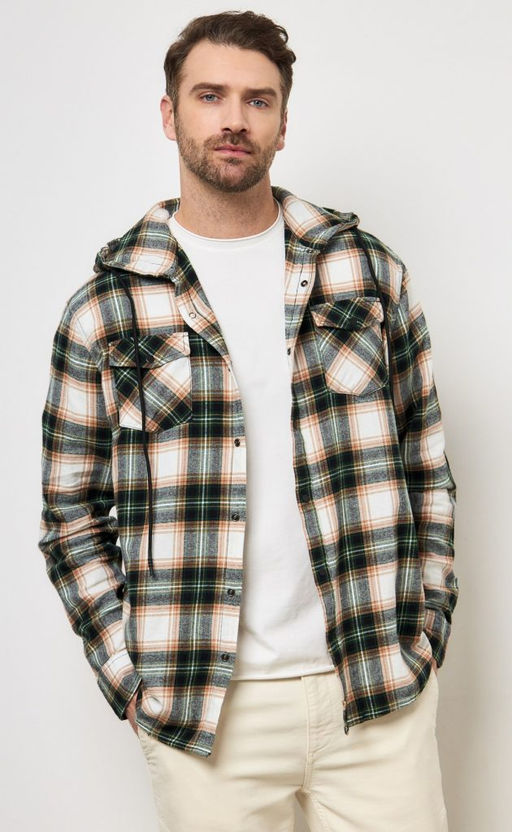 Рубашка фланель P321-0480 green - Primm фото 2