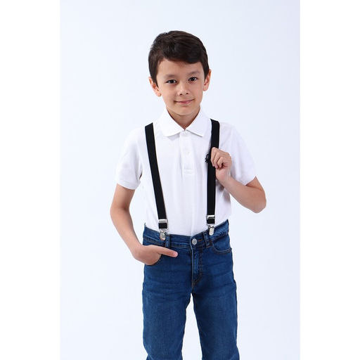 Подтяжки детские, ширина 2.5 см, цвет чёрный - Simaland фото 6