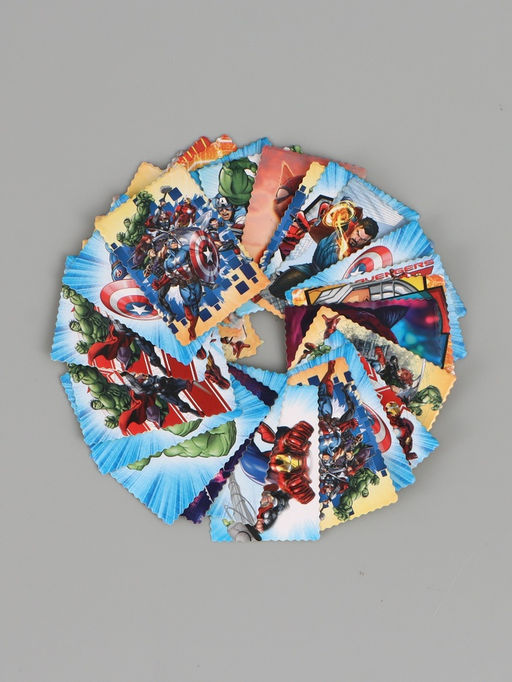 Цена за 2 шт. Наклейки для подарков «Супергерои», 42 штуки в коробке, 3 × 4 см