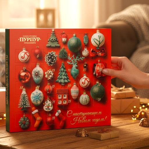 Адвент календарь (Красный)