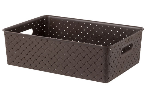 Корзинка с крышкой 7,5 л 35*24,5*10,5 см Береста темно-коричневый (модель 5221/01) - Elan gallery фото 4