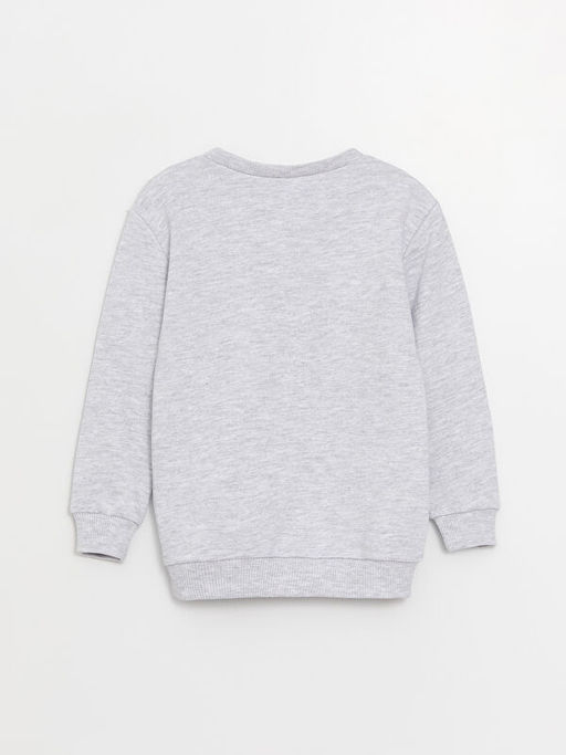 Bisiklet Yaka Uzun Kollu Bask?l? Erkek Bebek Sweatshirt - Waikiki фото 2