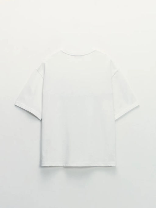 Футболка relax fit с принтом / Zarina  фото 9