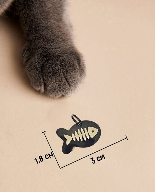 Жетон для кошек с индивидуальной гравировкой