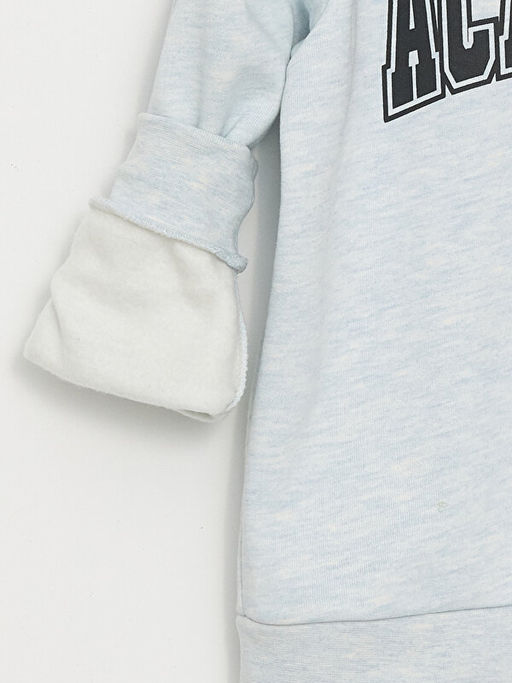 Kap??onlu Bask?l? Erkek ?ocuk Sweatshirt - Waikiki фото 3