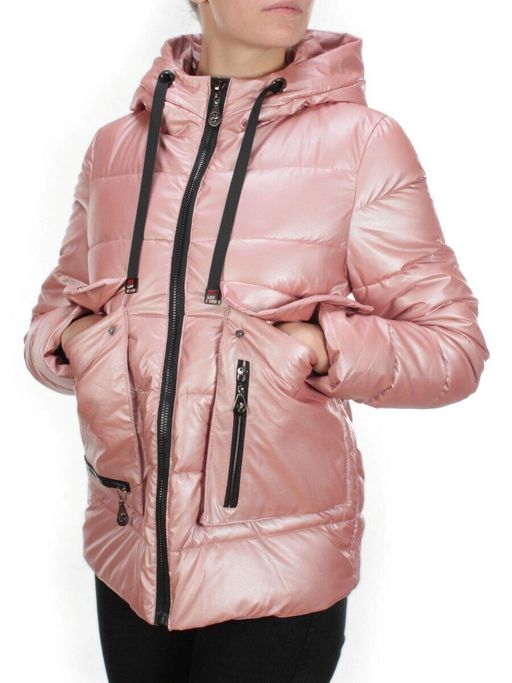 8063 PINK Куртка демисезонная женская (130 гр. синтепон) - Fashion фото 4