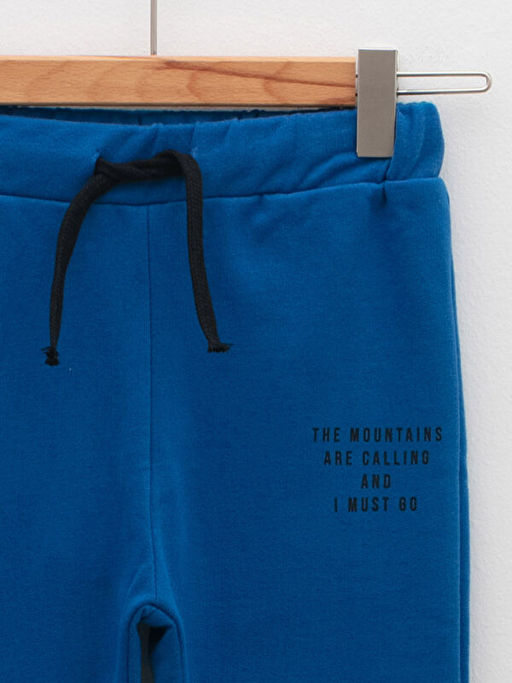 Beli Lastikli Bask?l? Erkek Bebek Jogger E?ofman Alt - Waikiki фото 3