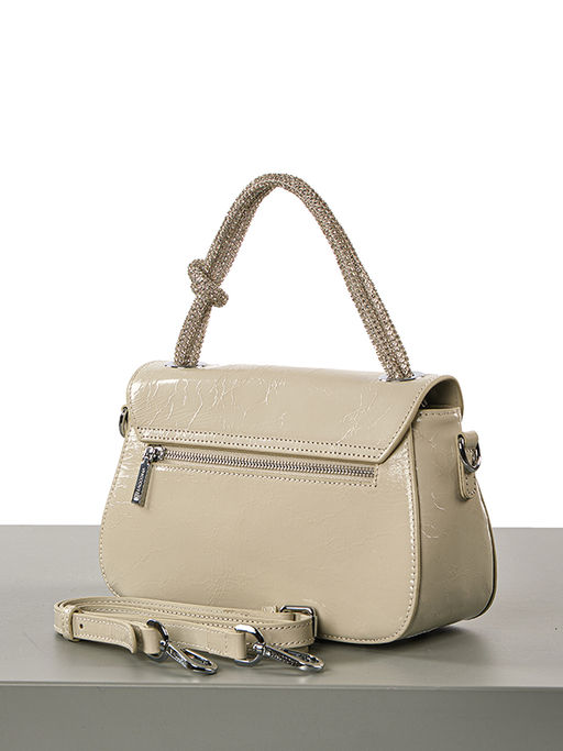 LACCOMA сумка Q6115-молочный натуральная кожа полиэстер  фото 5