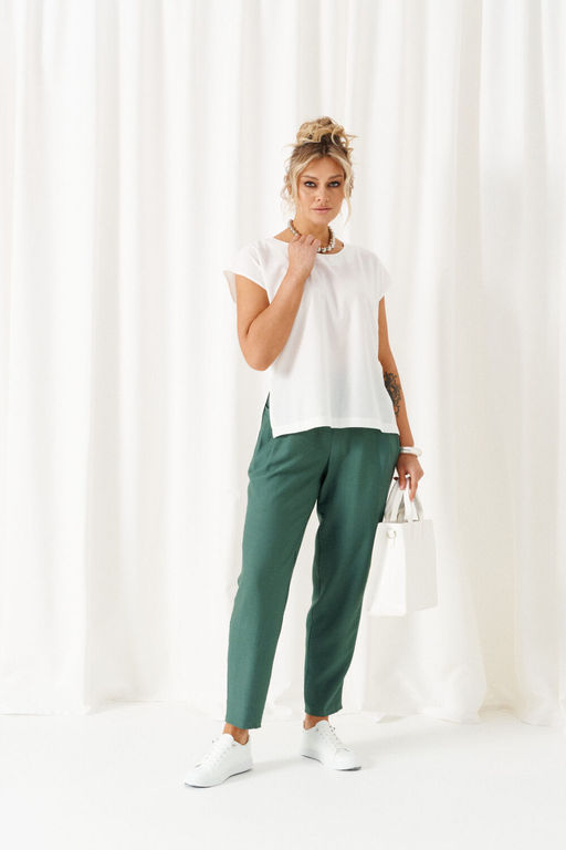 Костюм Beautiful Free 6457 бутылочно-зеленый