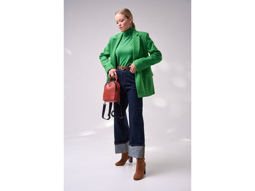 Сумка-рюкзак женский Lanotti 6610/Оранжевый