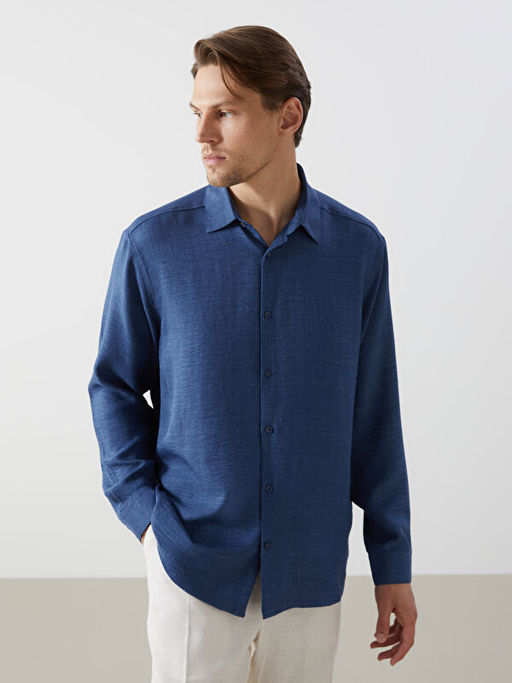 Regular Fit Uzun Kollu Erkek G?mlek