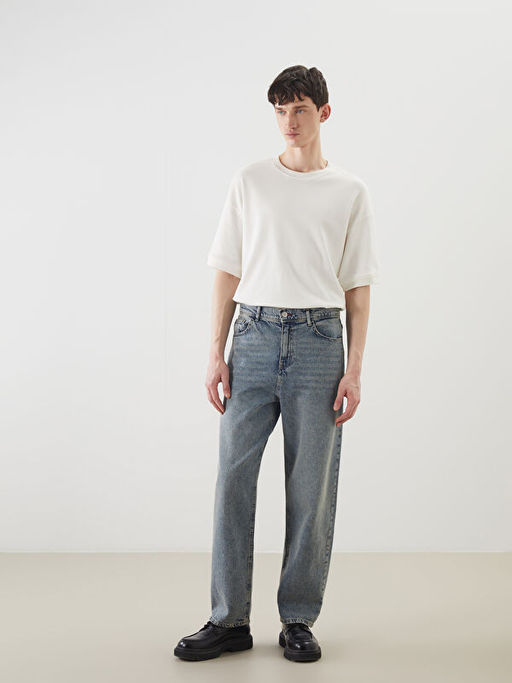 Super Baggy Fit Erkek Jean Pantolon