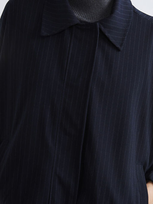 ?izgili Oversize Kad?n G?mlek Ceket