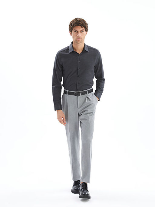 Slim Fit Uzun Kollu Arm?rl? Erkek G?mlek