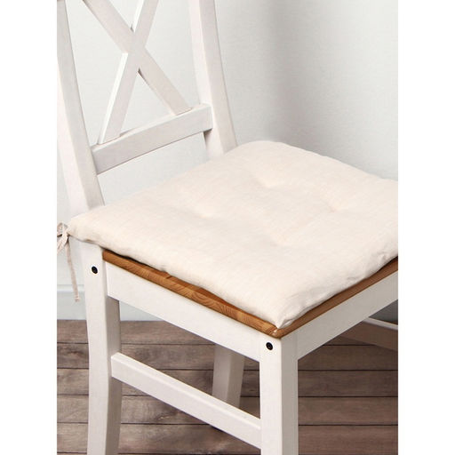 Подушка на стул SL HOME Gloomy, 42×42 см, бежевая