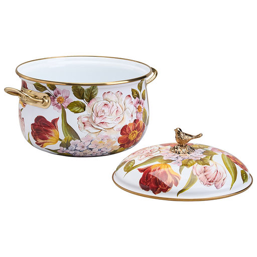 КАСТРЮЛЯ LEFARD ЭМАЛИРОВАННАЯ С КРЫШКОЙ, СЕРИЯ ФЛАНДРИЯ, 4,8Л, ДИА.22СМ  фото 2