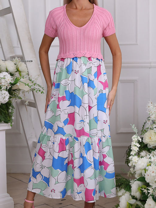 Платье П3-5472/8 - Wisell фото 11