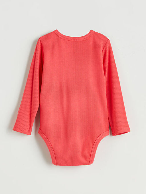 Bisiklet Yaka Basic K?z Bebek ??t??tl? Body