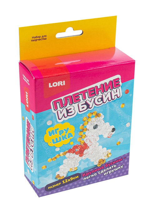 Набор для творчества, плетение из бусин Лошадка