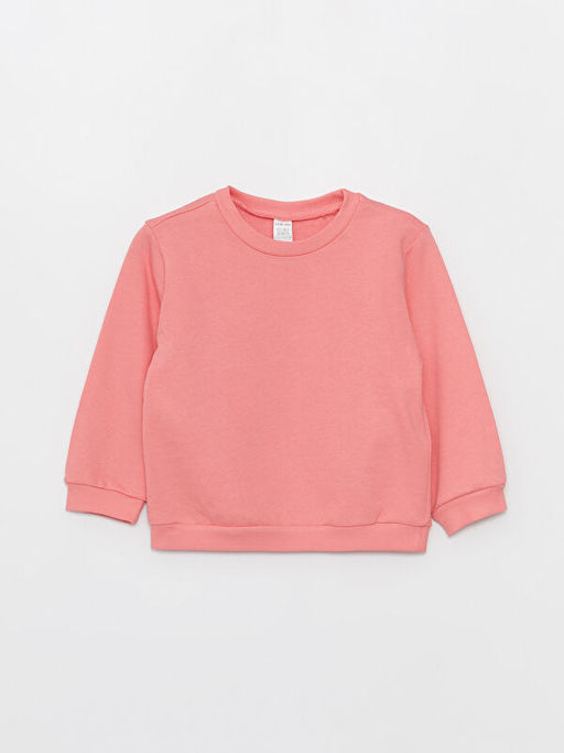 Bisiklet Yaka Bask?l? K?z Bebek Sweatshirt 3l? - Waikiki фото 2