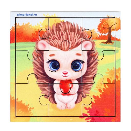 Пазл Ёжик - Лесная мастерская фото 6