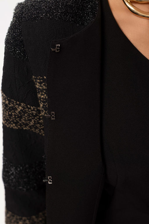 Жакет Golden Valley 6200 черно-бежевый  фото 6